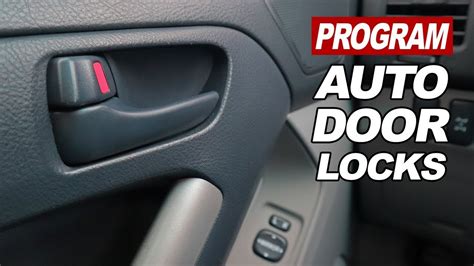 Turn the ignition to the ON position. . Toyota automatic door locking function